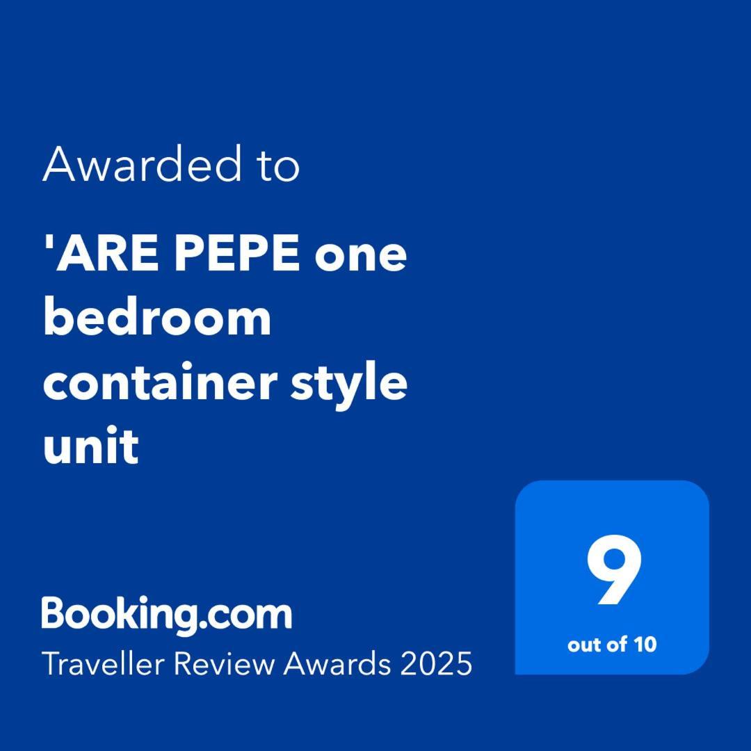 'Are Pepe One Bedroom Container Style Unit Rarotonga Bagian luar foto